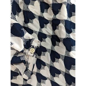 Crewcuts Girl's Multicolor Heart Print Cotton Peasant Dress Size 4-5